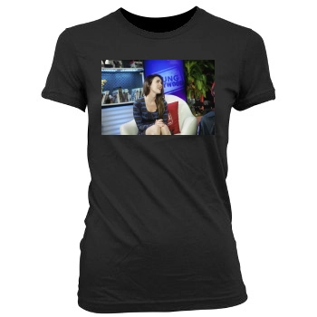 Megan Fox Women's Junior Cut Crewneck T-Shirt