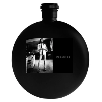 Megan Fox Round Flask