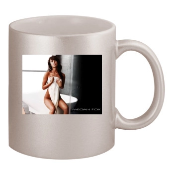 Megan Fox 11oz Metallic Silver Mug