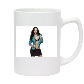 Megan Fox 14oz White Statesman Mug