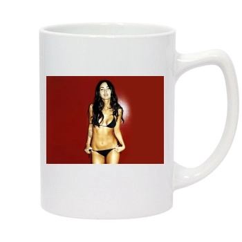 Megan Fox 14oz White Statesman Mug