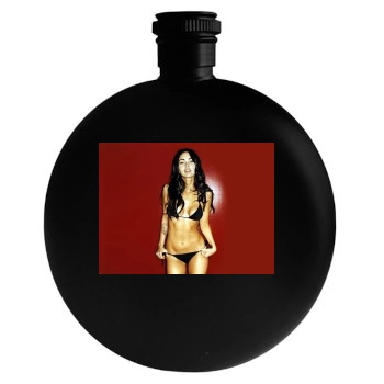 Megan Fox Round Flask