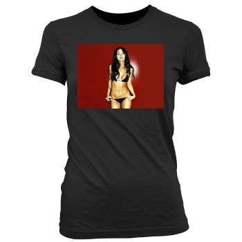 Megan Fox Women's Junior Cut Crewneck T-Shirt