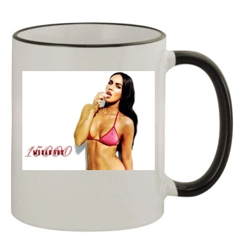 Megan Fox 11oz Colored Rim & Handle Mug