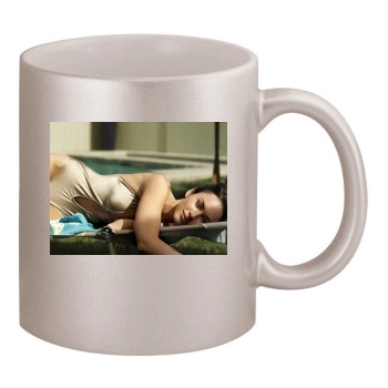 Megan Fox 11oz Metallic Silver Mug