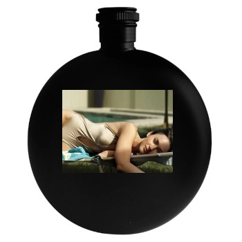 Megan Fox Round Flask