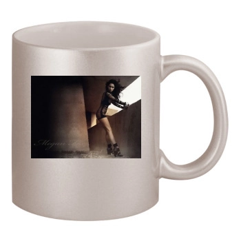 Megan Fox 11oz Metallic Silver Mug