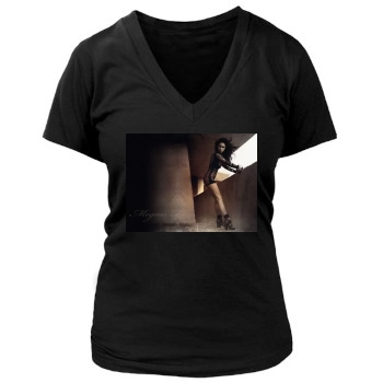 Megan Fox Women's Deep V-Neck TShirt