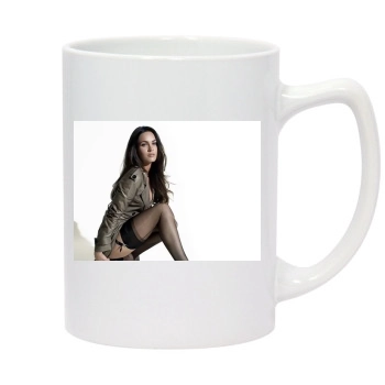 Megan Fox 14oz White Statesman Mug