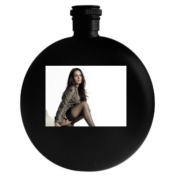 Megan Fox Round Flask