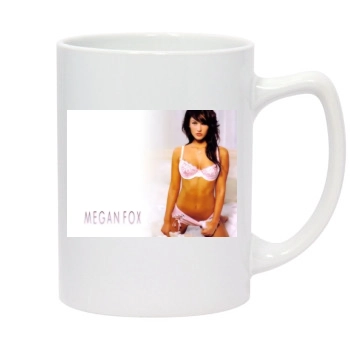 Megan Fox 14oz White Statesman Mug