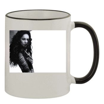 Megan Fox 11oz Colored Rim & Handle Mug