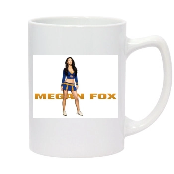 Megan Fox 14oz White Statesman Mug