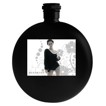 Megan Fox Round Flask