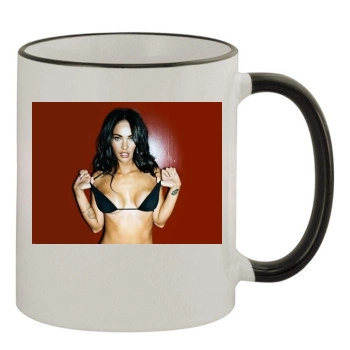 Megan Fox 11oz Colored Rim & Handle Mug