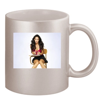 Megan Fox 11oz Metallic Silver Mug