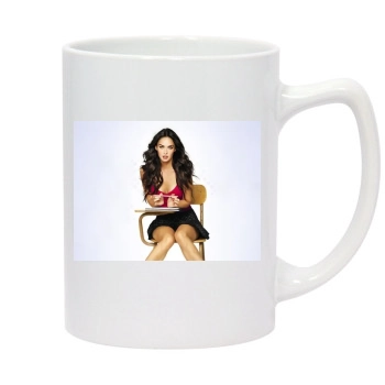 Megan Fox 14oz White Statesman Mug