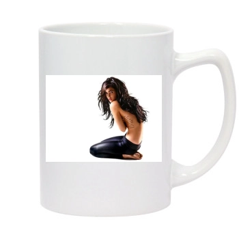 Megan Fox 14oz White Statesman Mug