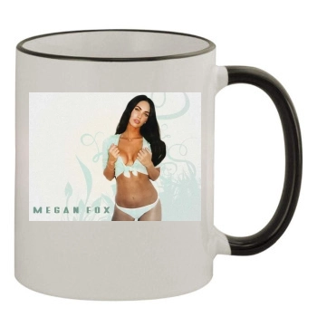 Megan Fox 11oz Colored Rim & Handle Mug