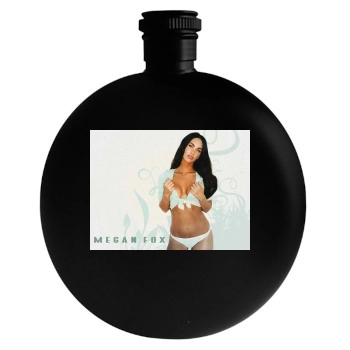 Megan Fox Round Flask