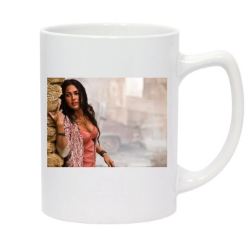 Megan Fox 14oz White Statesman Mug