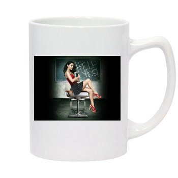 Megan Fox 14oz White Statesman Mug