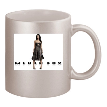 Megan Fox 11oz Metallic Silver Mug