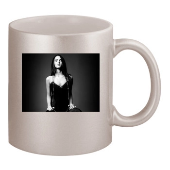 Megan Fox 11oz Metallic Silver Mug