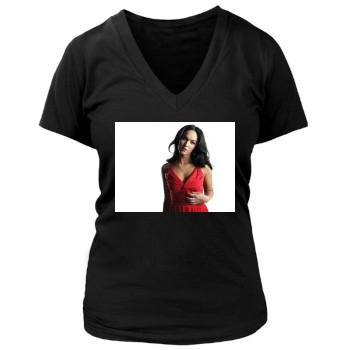 Megan Fox Women's Deep V-Neck TShirt