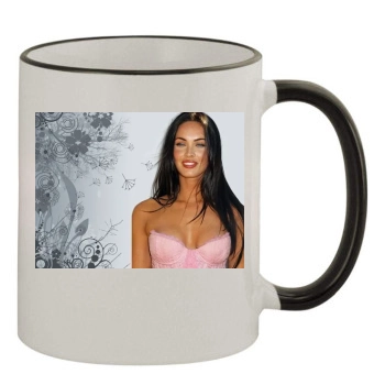 Megan Fox 11oz Colored Rim & Handle Mug