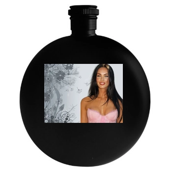 Megan Fox Round Flask