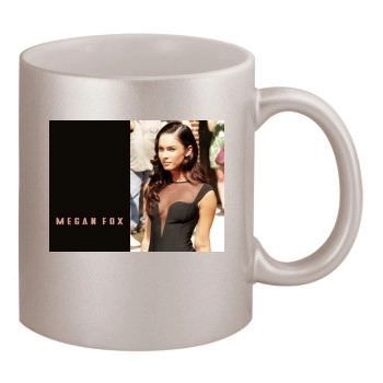 Megan Fox 11oz Metallic Silver Mug