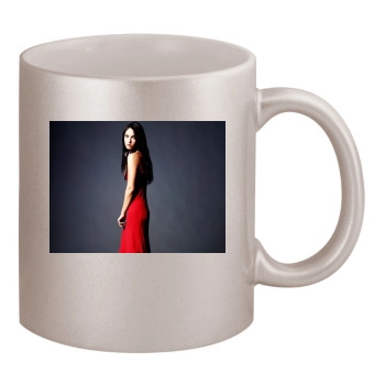 Megan Fox 11oz Metallic Silver Mug