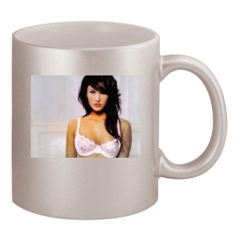 Megan Fox 11oz Metallic Silver Mug