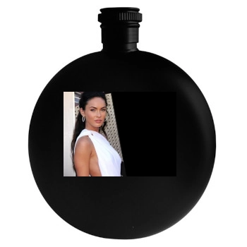 Megan Fox Round Flask