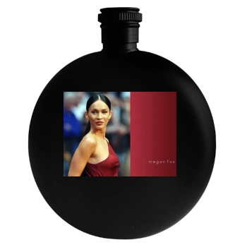 Megan Fox Round Flask