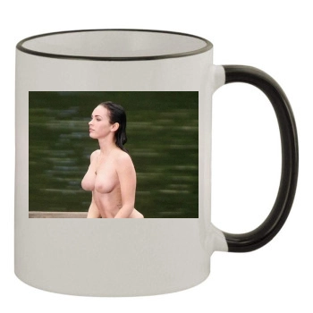 Megan Fox 11oz Colored Rim & Handle Mug