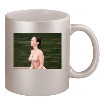 Megan Fox 11oz Metallic Silver Mug