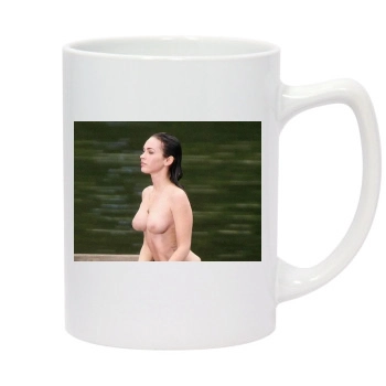 Megan Fox 14oz White Statesman Mug