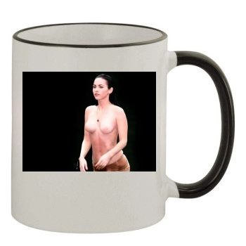 Megan Fox 11oz Colored Rim & Handle Mug