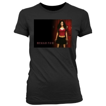 Megan Fox Women's Junior Cut Crewneck T-Shirt