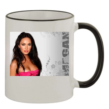 Megan Fox 11oz Colored Rim & Handle Mug