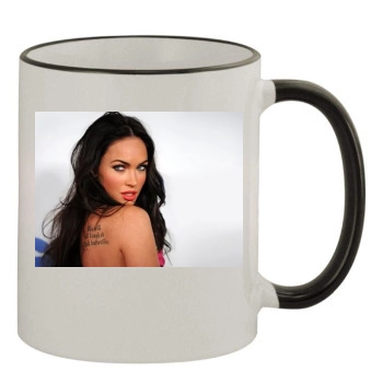 Megan Fox 11oz Colored Rim & Handle Mug