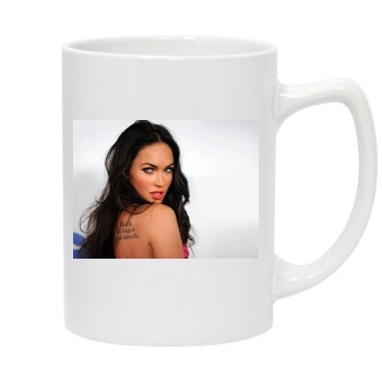 Megan Fox 14oz White Statesman Mug