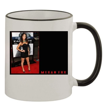 Megan Fox 11oz Colored Rim & Handle Mug