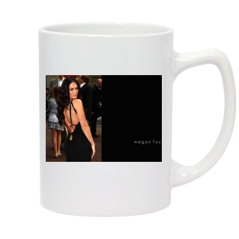 Megan Fox 14oz White Statesman Mug