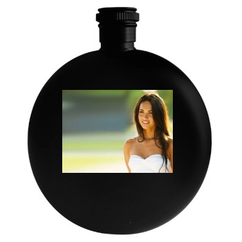 Megan Fox Round Flask