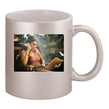 Megan Fox 11oz Metallic Silver Mug