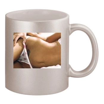 Megan Fox 11oz Metallic Silver Mug