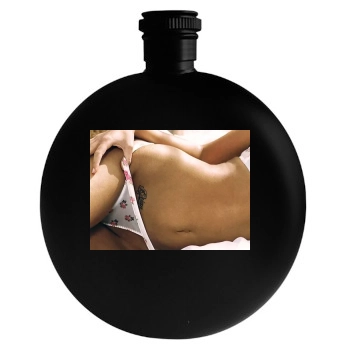 Megan Fox Round Flask